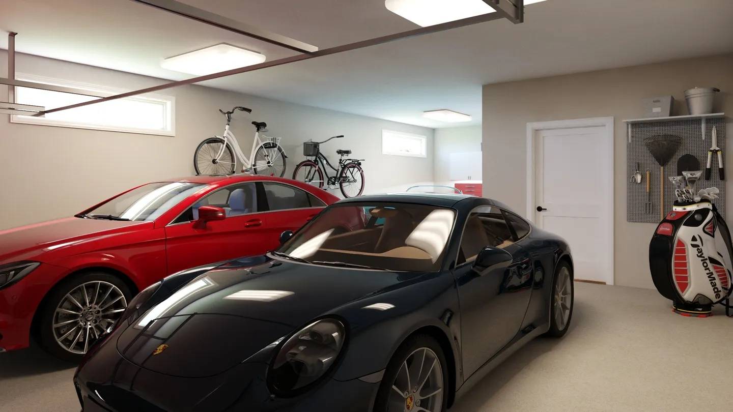Garage with Modern Upgrades By Professionals
